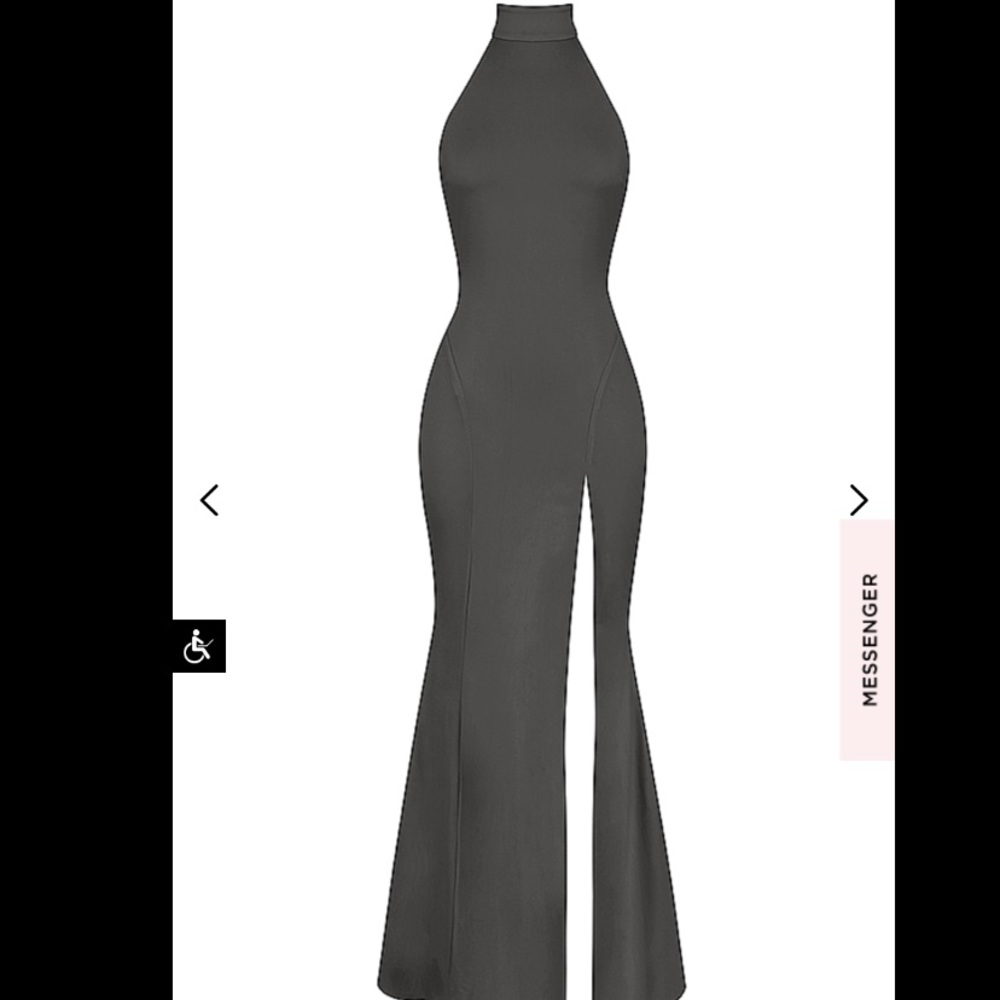 House of CB Juliette shadow halter gown - Picture 7 of 10